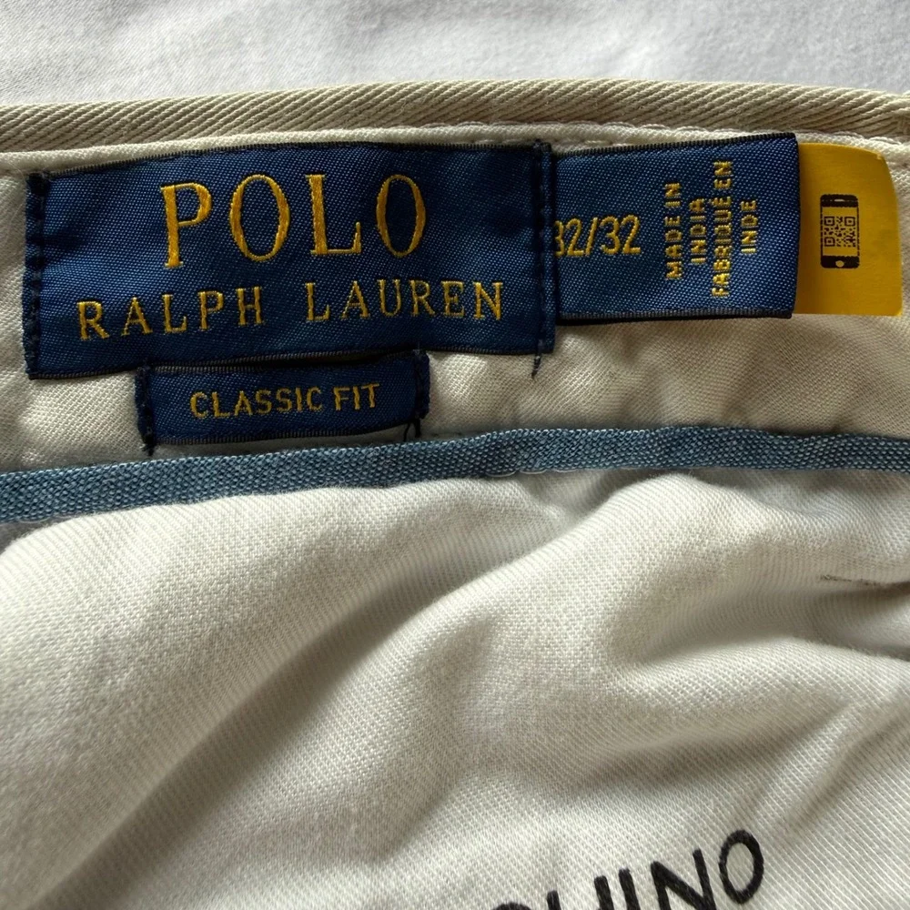 Polo Ralph Lauren Mens Classic Fit Chino Pants Tan Khaki Twill 32x32